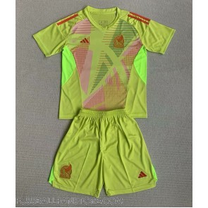 Mexiko Torwart Replik Heimtrikot Kinder Copa America 2024 Kurzarm (+ Kurze Hosen)